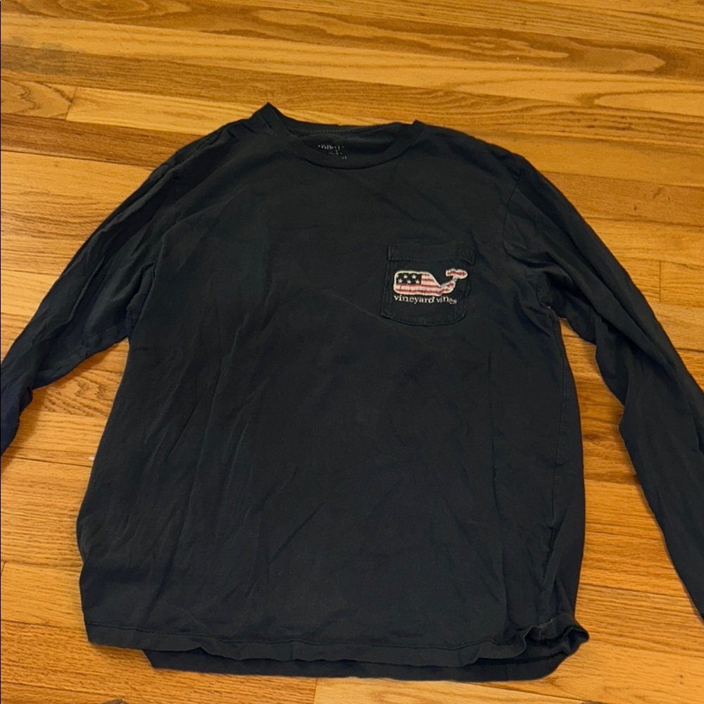 Vineyard Vines Navy Blue Long Sleeve Tee